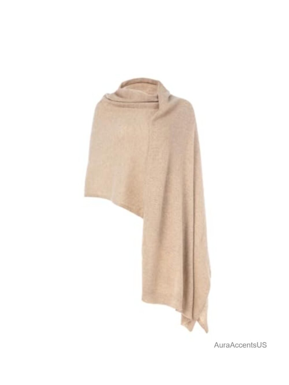 100% Cashmere Knitted Shawl Wrap Extra Large Lightweight Pashmina Stole